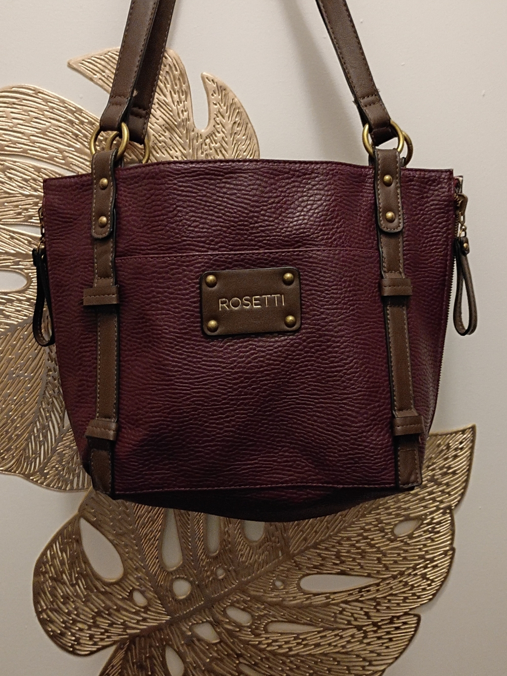 Rosetti Reversible Scarlett To Floral Bucket Tote - Picture 4 of 10